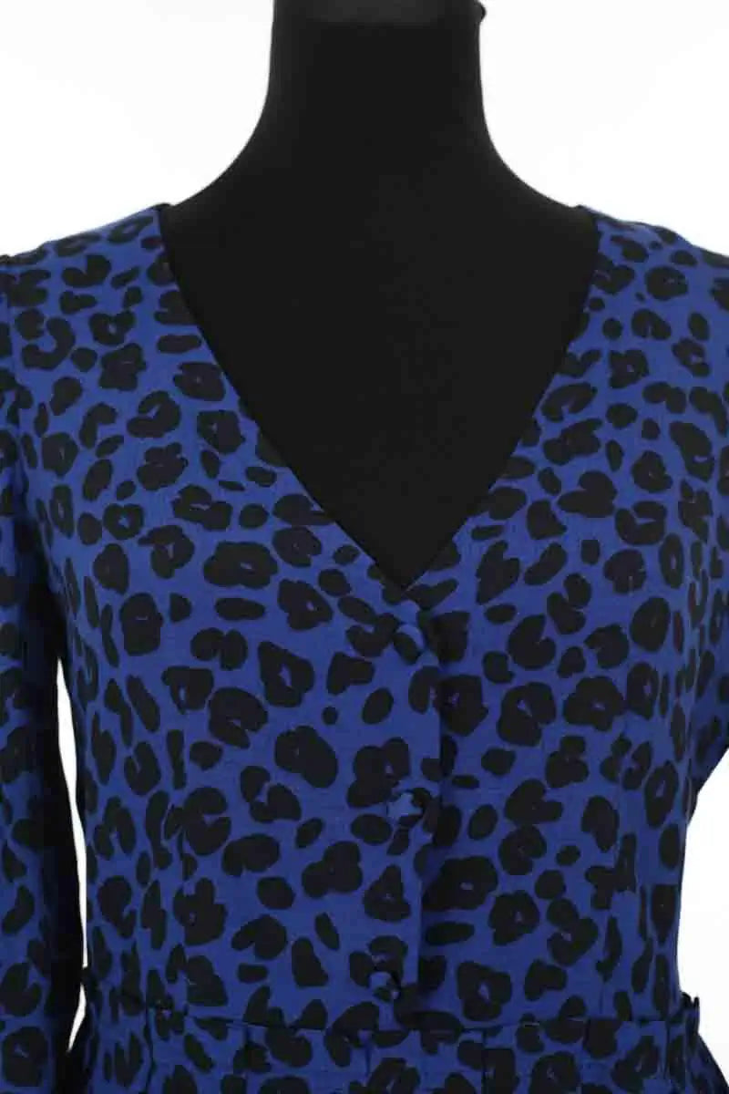 Robe Claudie Pierlot Bleu en Viscose