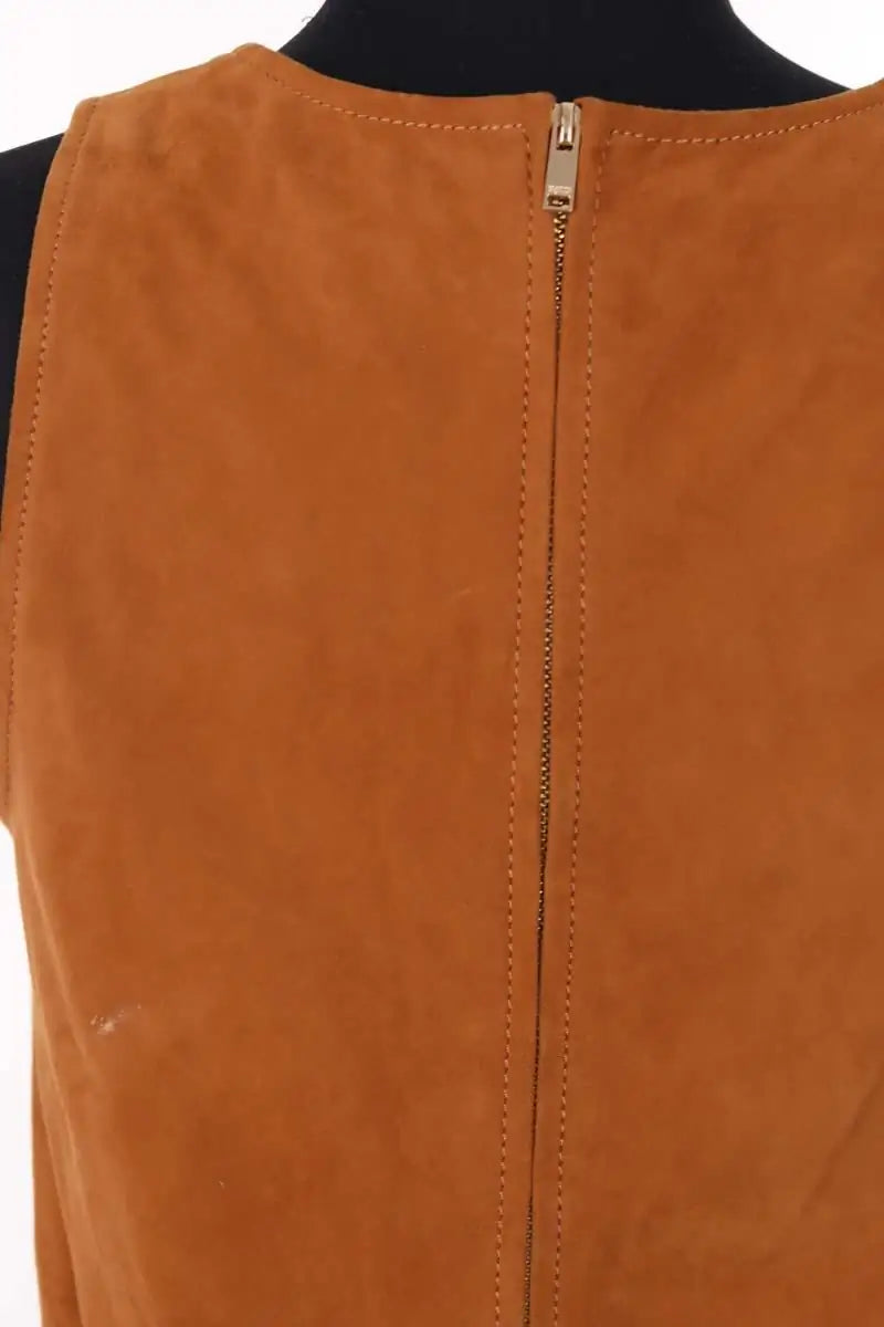 Robe Claudie Pierlot Camel en Daim