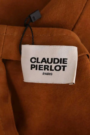 Robe Claudie Pierlot Camel en Daim
