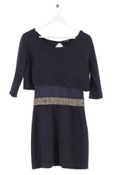 Robe Claudie Pierlot Marine en Coton, taille S - Seconde Main