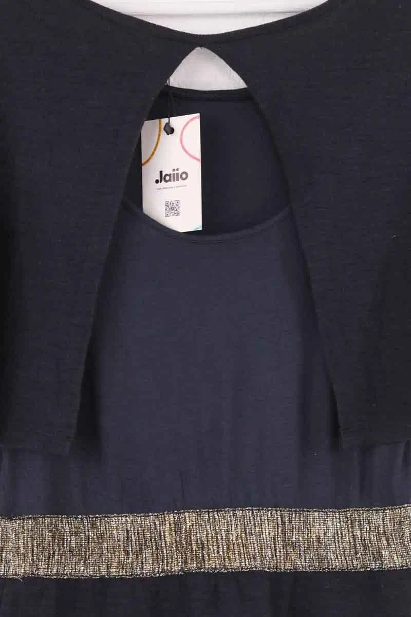 Robe Claudie Pierlot Marine en Coton