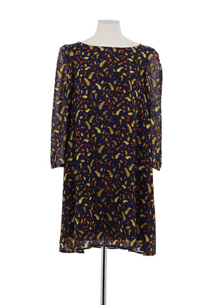 Robe Claudie Pierlot Marine en Polyester, taille M - Seconde Main