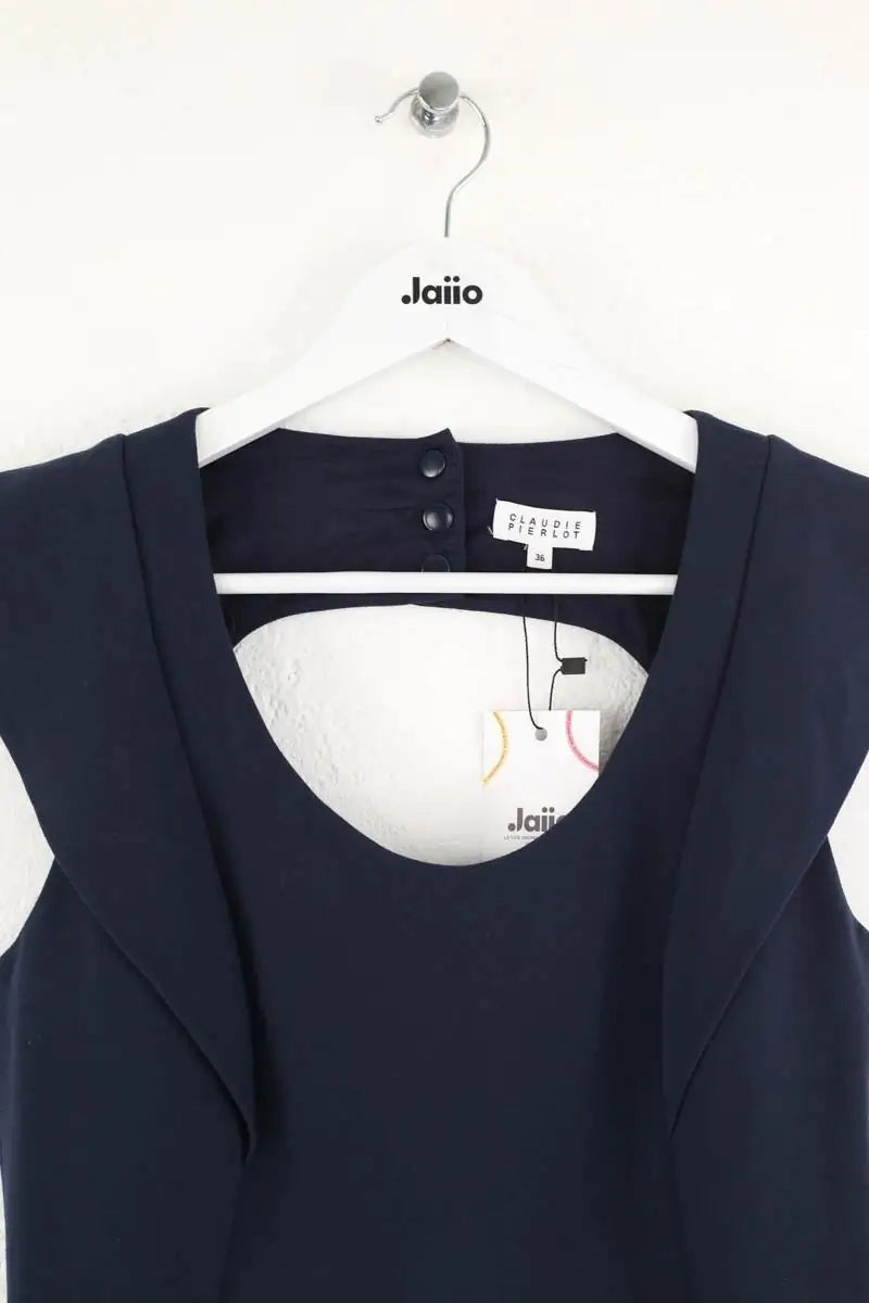 Robe Claudie Pierlot Marine en Polyester