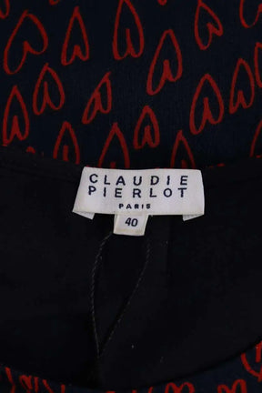 Robe Claudie Pierlot Marine en Synthétique