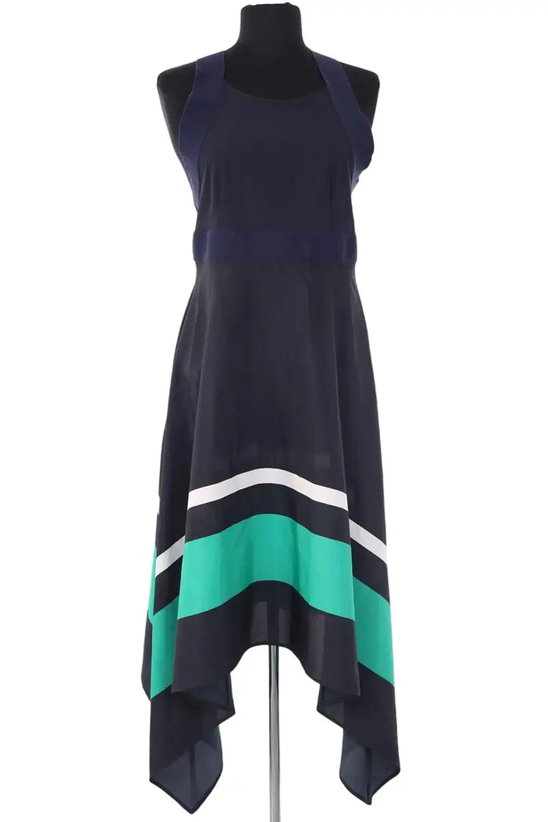 Robe Claudie Pierlot Marine en Synthétique, taille S - Seconde Main