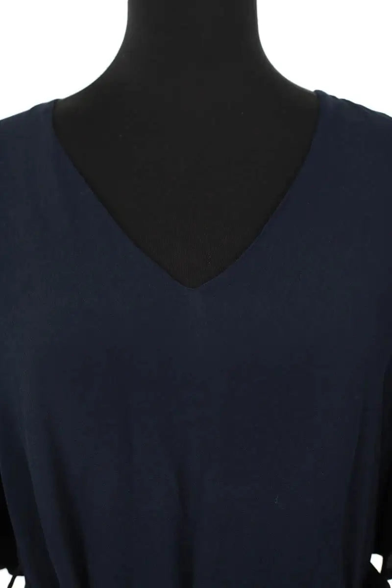 Robe Claudie Pierlot Marine en Viscose