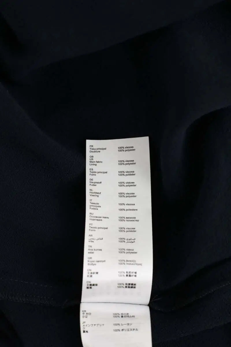 Robe Claudie Pierlot Marine en Viscose