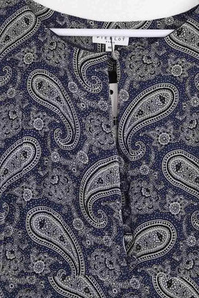 Robe Claudie Pierlot Marine en Viscose