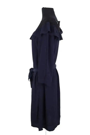 Robe Claudie Pierlot Marine en Viscose