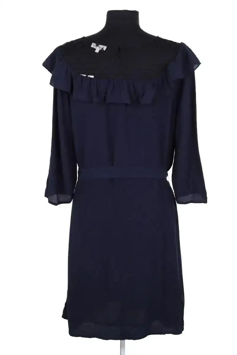 Robe Claudie Pierlot Marine en Viscose