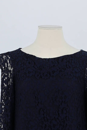 Robe Claudie Pierlot Marine en Viscose