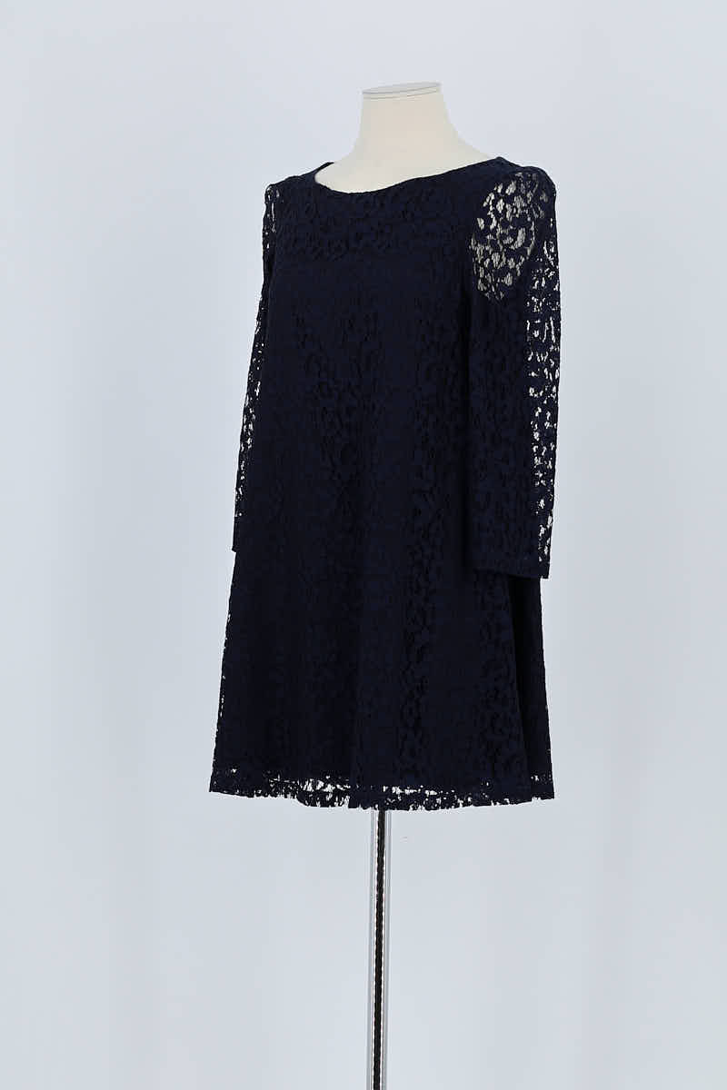 Robe Claudie Pierlot Marine en Viscose