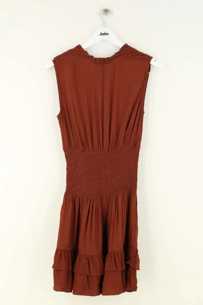 Robe Claudie Pierlot Marron en Viscose