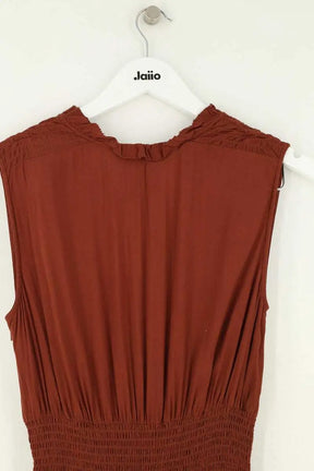Robe Claudie Pierlot Marron en Viscose