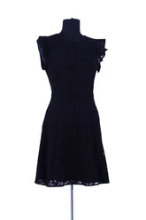 Robe Claudie Pierlot Noir en Coton, taille S - Seconde Main