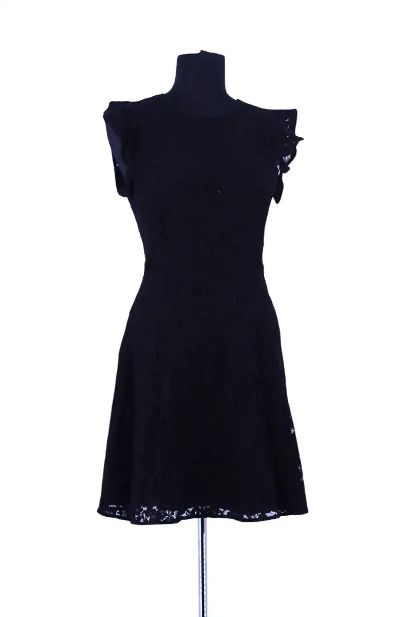 Robe Claudie Pierlot Noir en Coton, taille S - Seconde Main