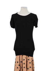 Robe Claudie Pierlot Noir en Laine, taille M - Seconde Main