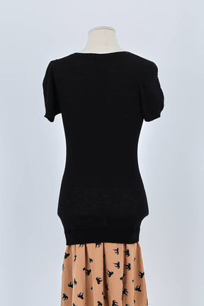 Robe Claudie Pierlot Noir en Laine