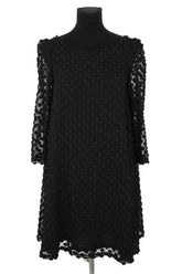 Robe Claudie Pierlot Noir en Polyester, taille S - Seconde Main