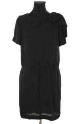 Robe Claudie Pierlot Noir en Polyester, taille S - Seconde Main
