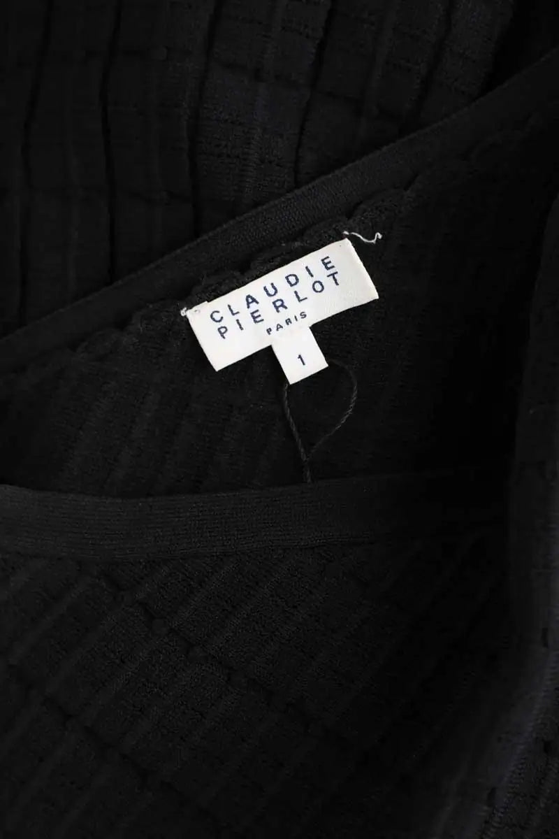 Robe Claudie Pierlot Noir en Polyester