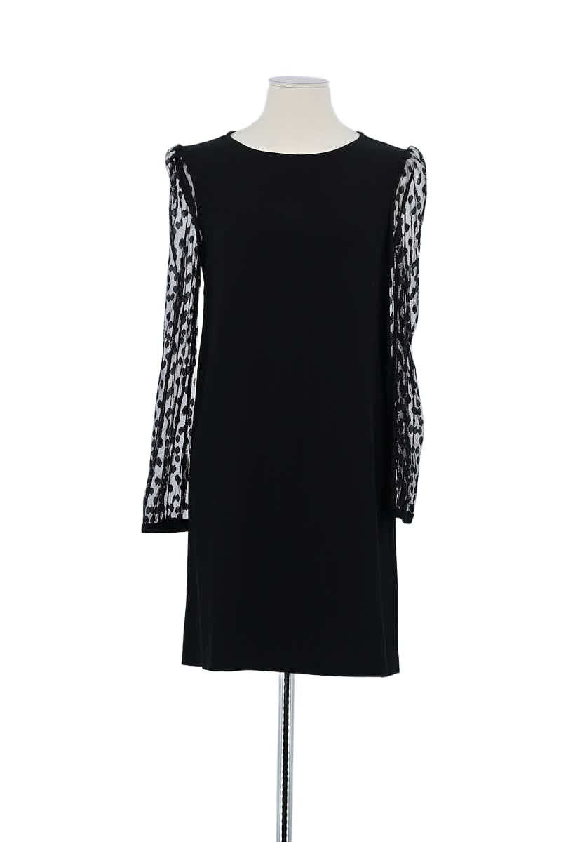 Robe Claudie Pierlot Noir en Polyester, taille S - Seconde Main