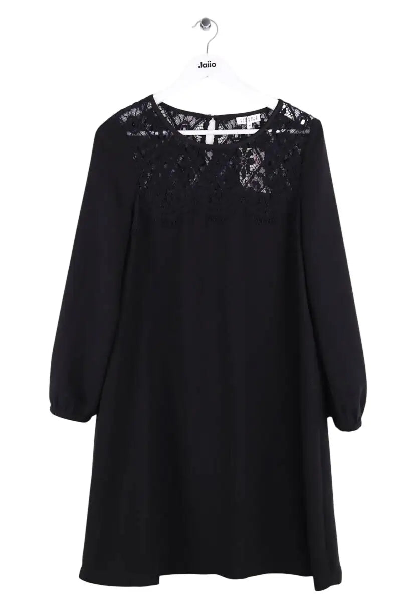 Robe Claudie Pierlot Noir en Synthétique, taille L - Seconde Main