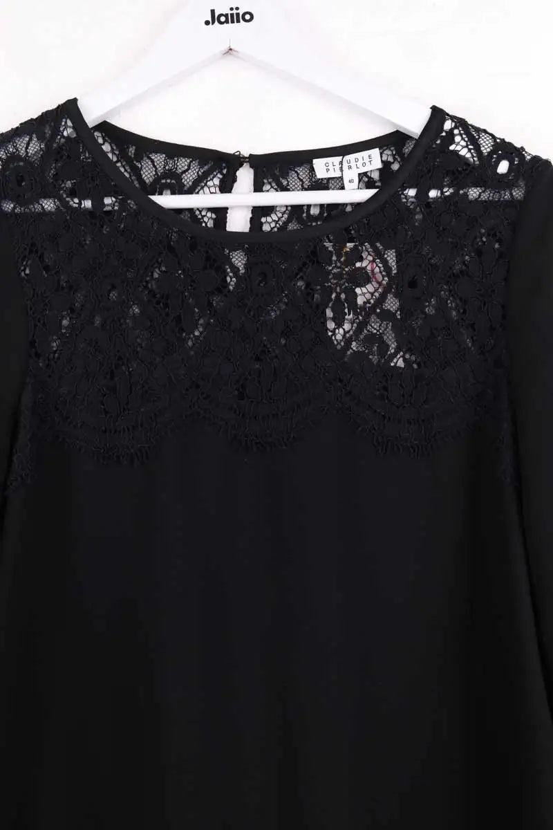 Robe Claudie Pierlot Noir en Synthétique