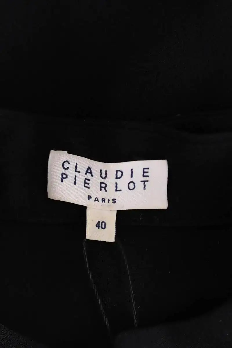 Robe Claudie Pierlot Noir en Synthétique