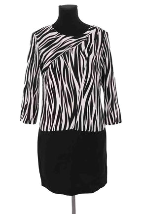 Robe Claudie Pierlot Noir en Synthétique, taille M - Seconde Main