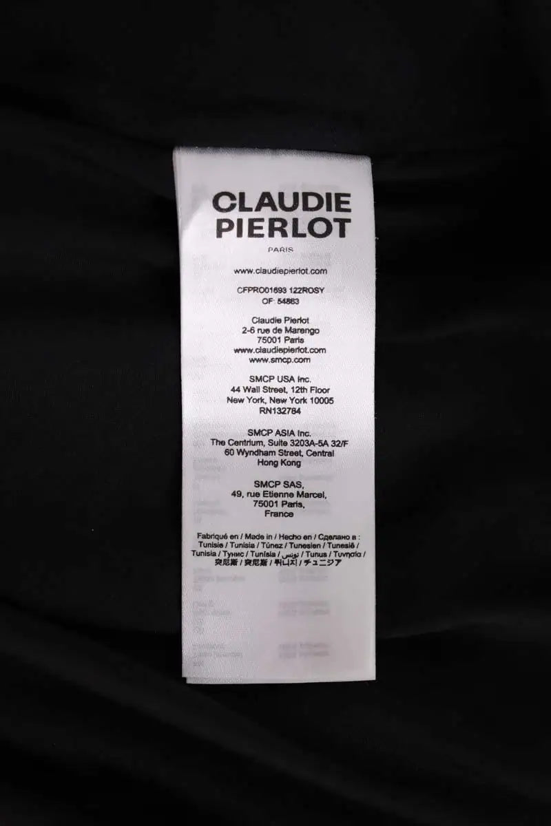 Robe Claudie Pierlot Noir en Synthétique