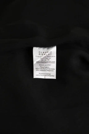 Robe Claudie Pierlot Noir en Synthétique