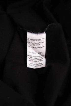 Robe Claudie Pierlot Noir en Synthétique