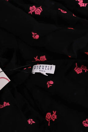 Robe Claudie Pierlot Noir en Synthétique
