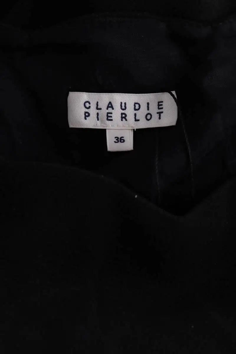Robe Claudie Pierlot Noir en Synthétique