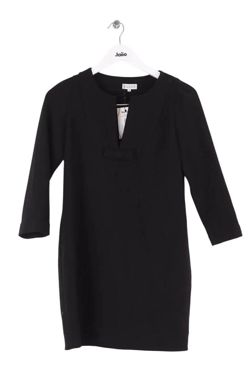 Robe Claudie Pierlot Noir en Synthétique, taille S - Seconde Main