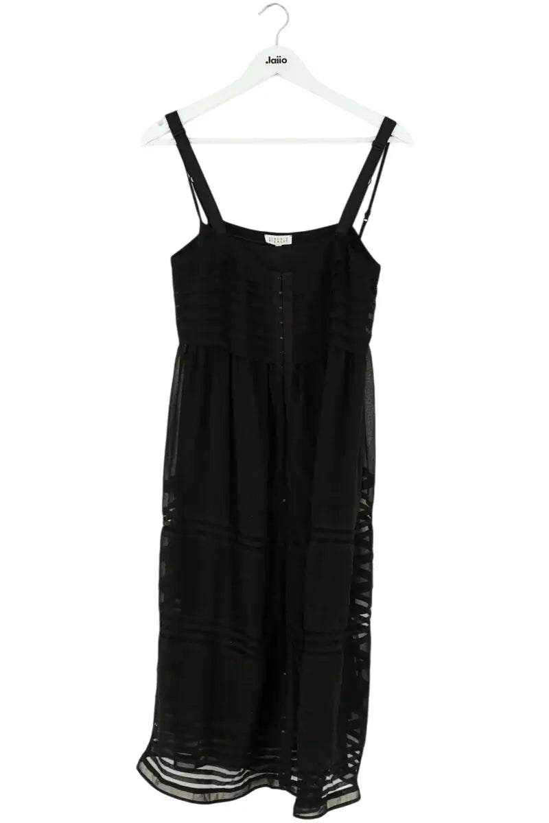 Robe Claudie Pierlot Noir en Synthétique, taille S - Seconde Main