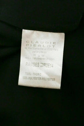 Robe Claudie Pierlot Noir en Synthétique