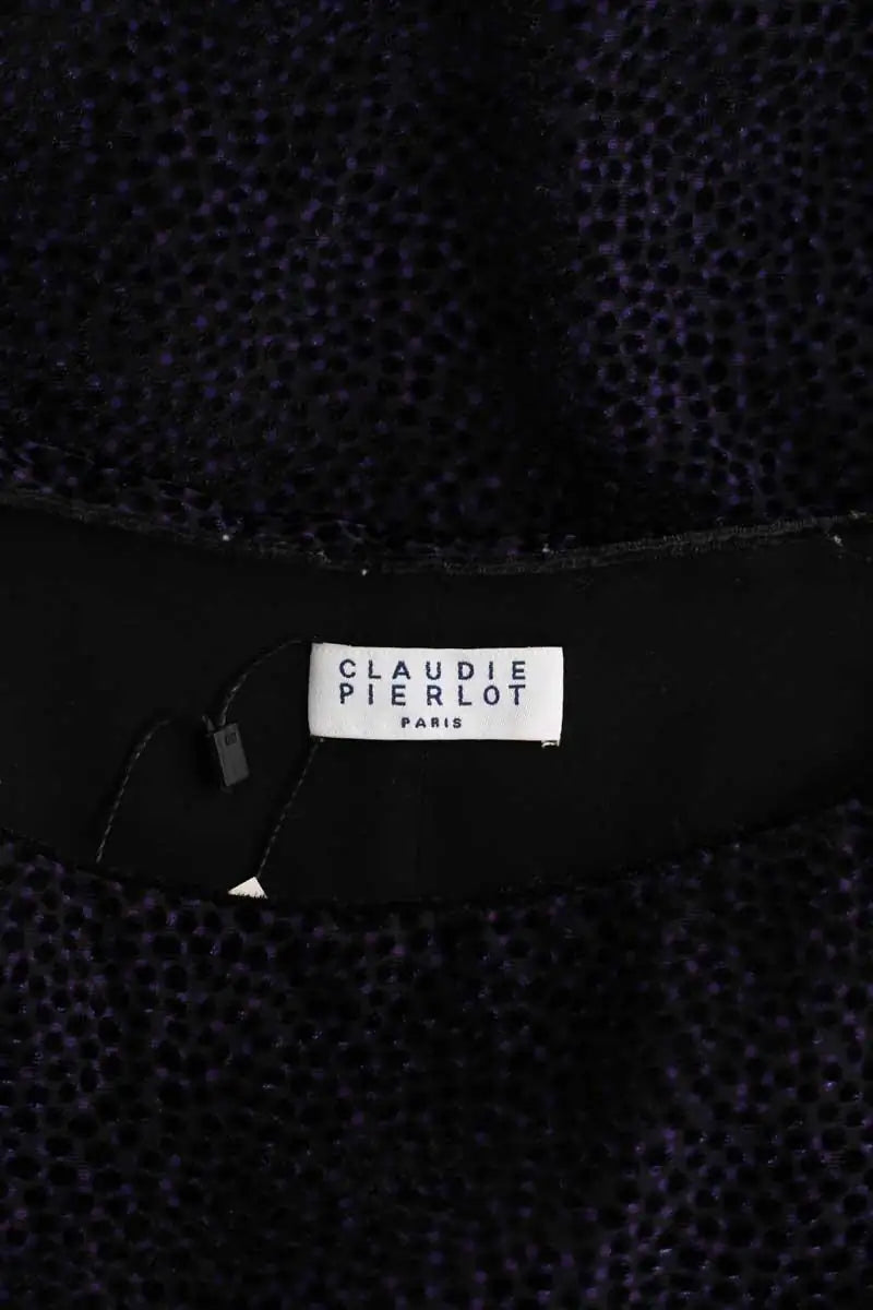 Robe Claudie Pierlot Noir en Synthétique