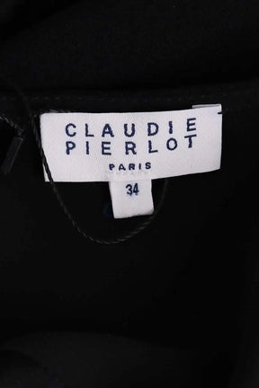 Robe Claudie Pierlot Noir en Synthétique