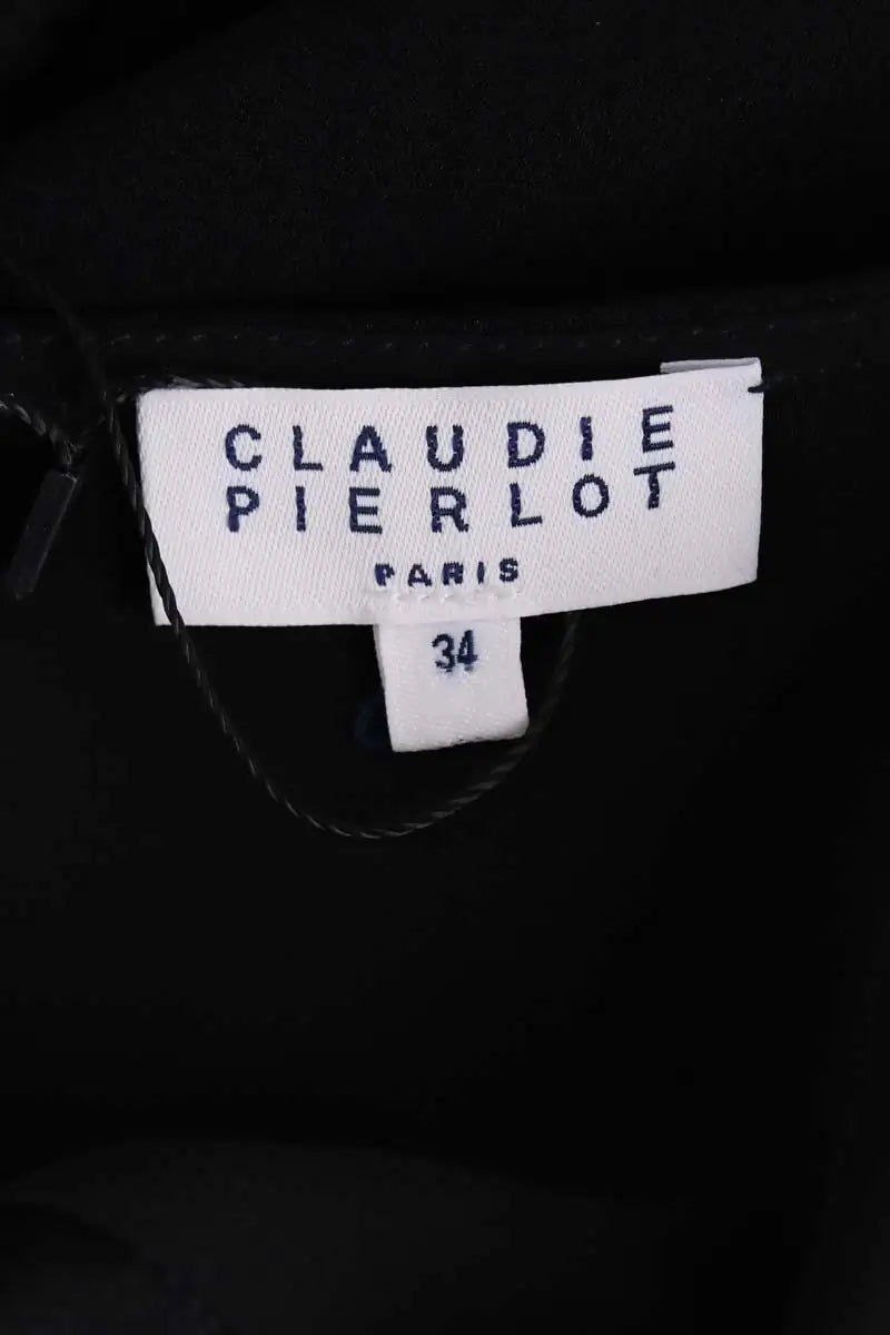 Robe Claudie Pierlot Noir en Synthétique
