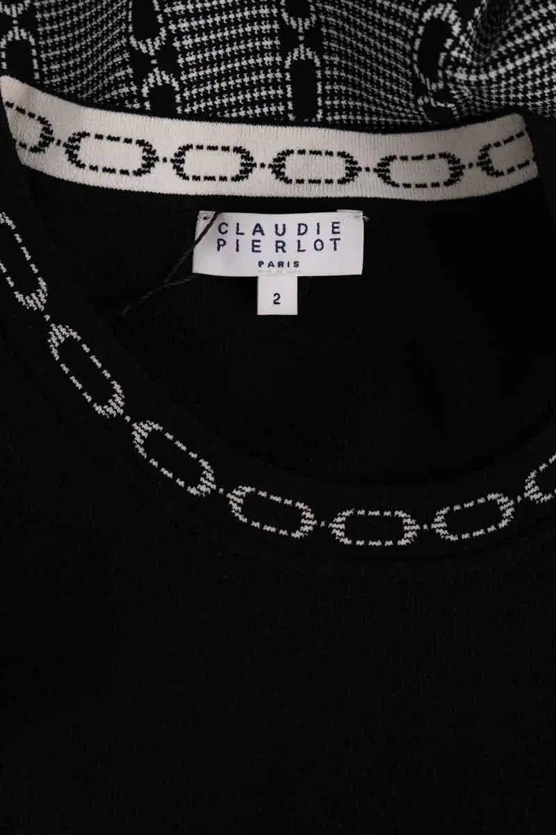 Robe Claudie Pierlot Noir en Viscose