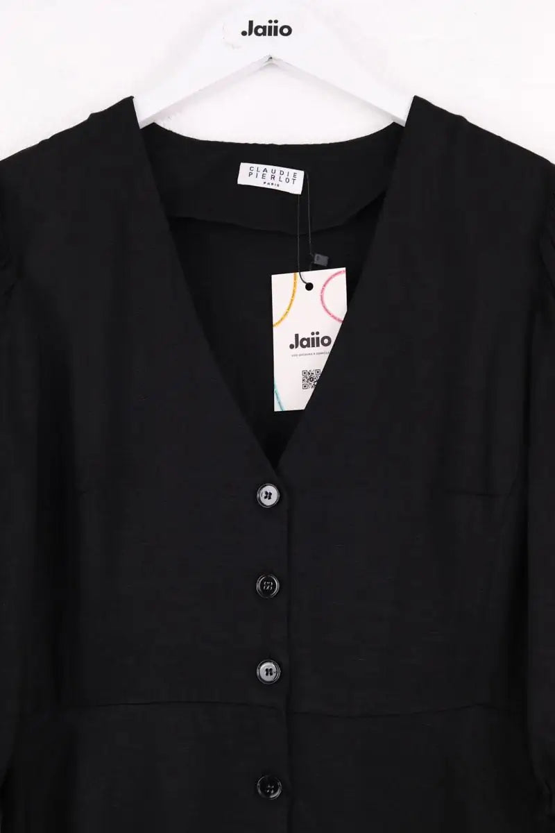 Robe Claudie Pierlot Noir en Viscose