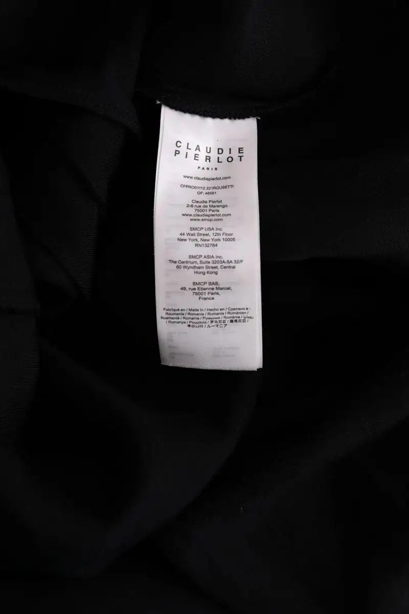 Robe Claudie Pierlot Noir en Viscose