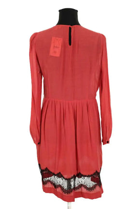 Robe Claudie Pierlot Rosace Rouge en Synthétique