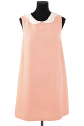 Robe Claudie Pierlot Rose en Synthétique, taille L - Seconde Main