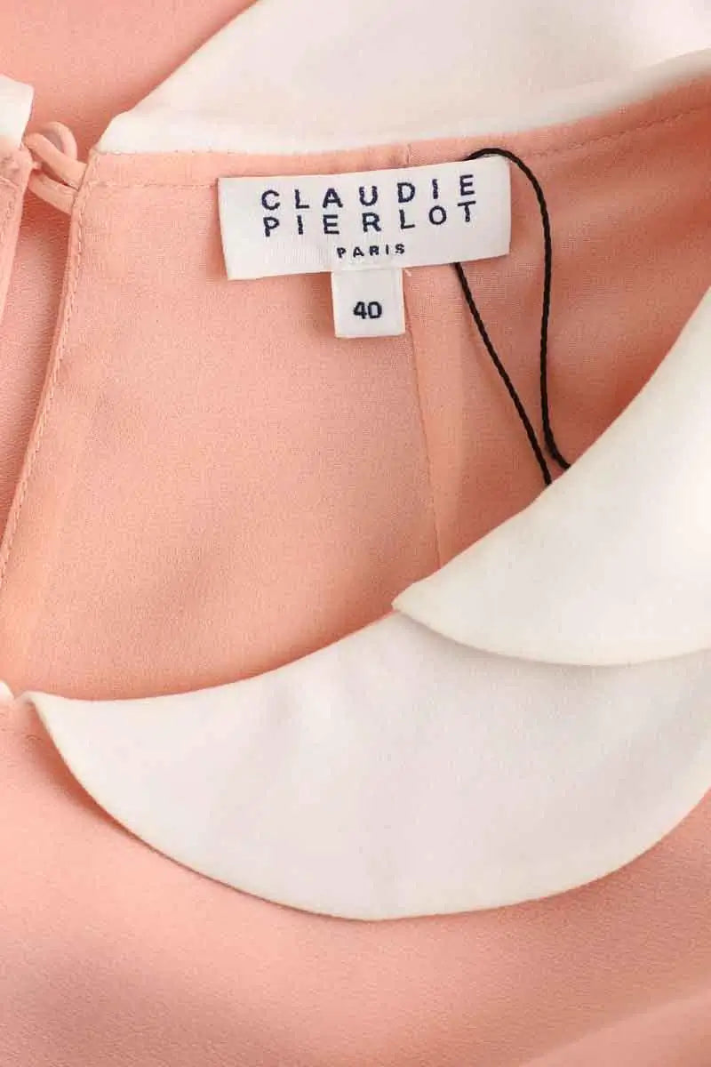 Robe Claudie Pierlot Rose en Synthétique