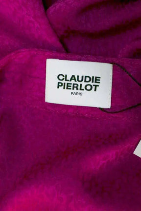 Robe Claudie Pierlot Rose en Synthétique