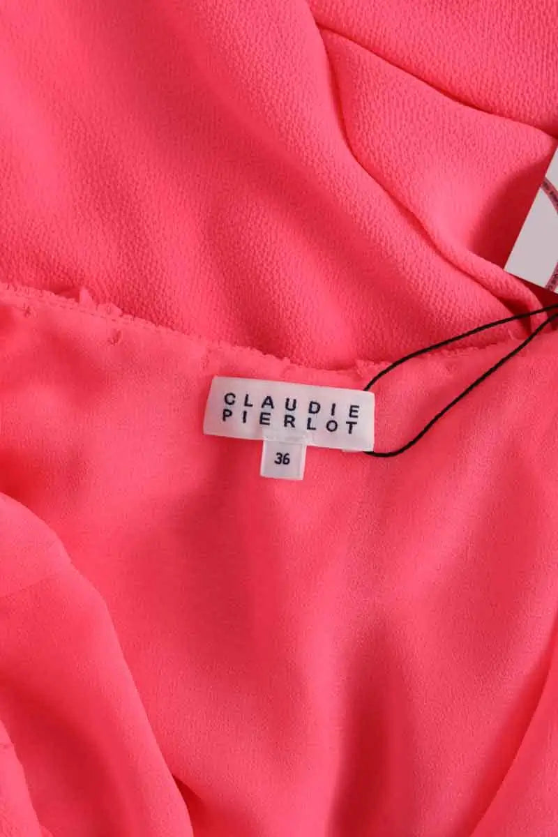 Robe Claudie Pierlot Rose en Synthétique