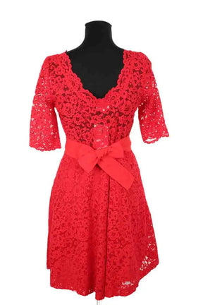 Robe Claudie Pierlot Rouge en Coton